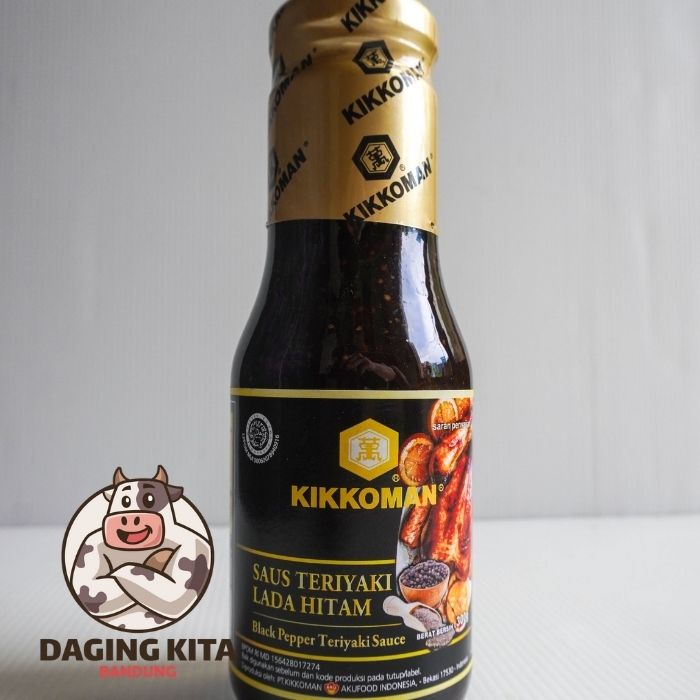

Kikkoman Black Pepper Sauce 300gr HALAL/ Saus Kikkoman Lada Hitam 300gr Halal