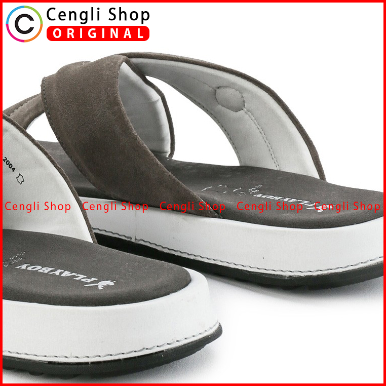 PLAYBOY SANDAL KULIT CASUAL PRIA BRANDED ORIGINAL TERBARU PLI0