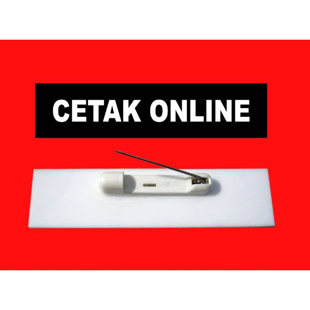 

Nama Dada Acrylic | Peniti / Magnet (NAMETAG)