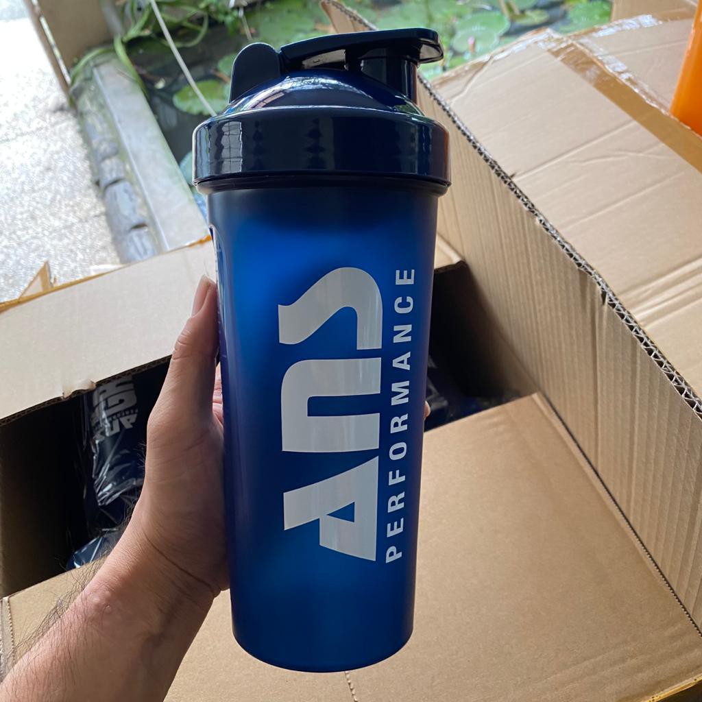 Shaker ANS PERFORMANCE 1 Liter LT Original Botol Minum Fitness Protein Whey Gainer Bcaa Nmass