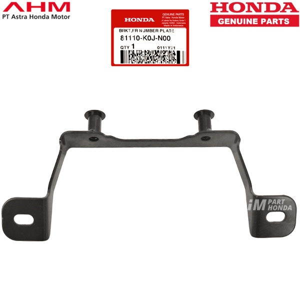 MURAH Besi Dudukan Plat No Nomor Nomer Genio 81110-K0J-N00 81110K0JN00 JAMINAN 100% ORI AHM HONDA