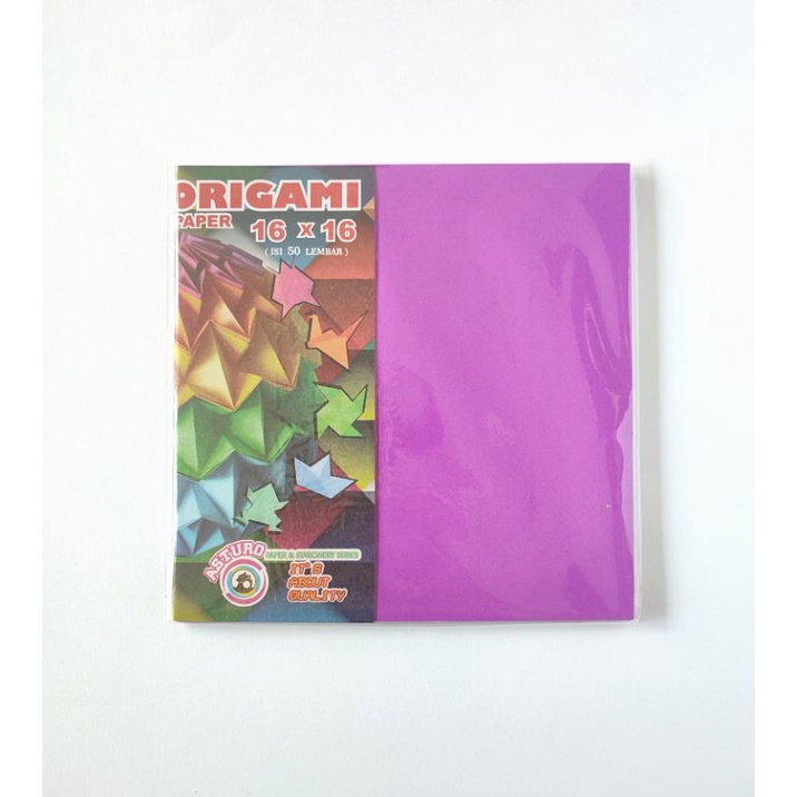 

Kerats Lipat Origami Asturo 16x16 (1 Pack/ 50 lembar)
