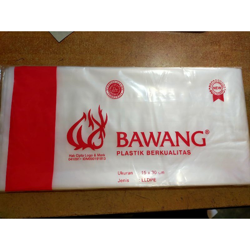 

Plastik Bening Merk Bawang 1 Kiloan