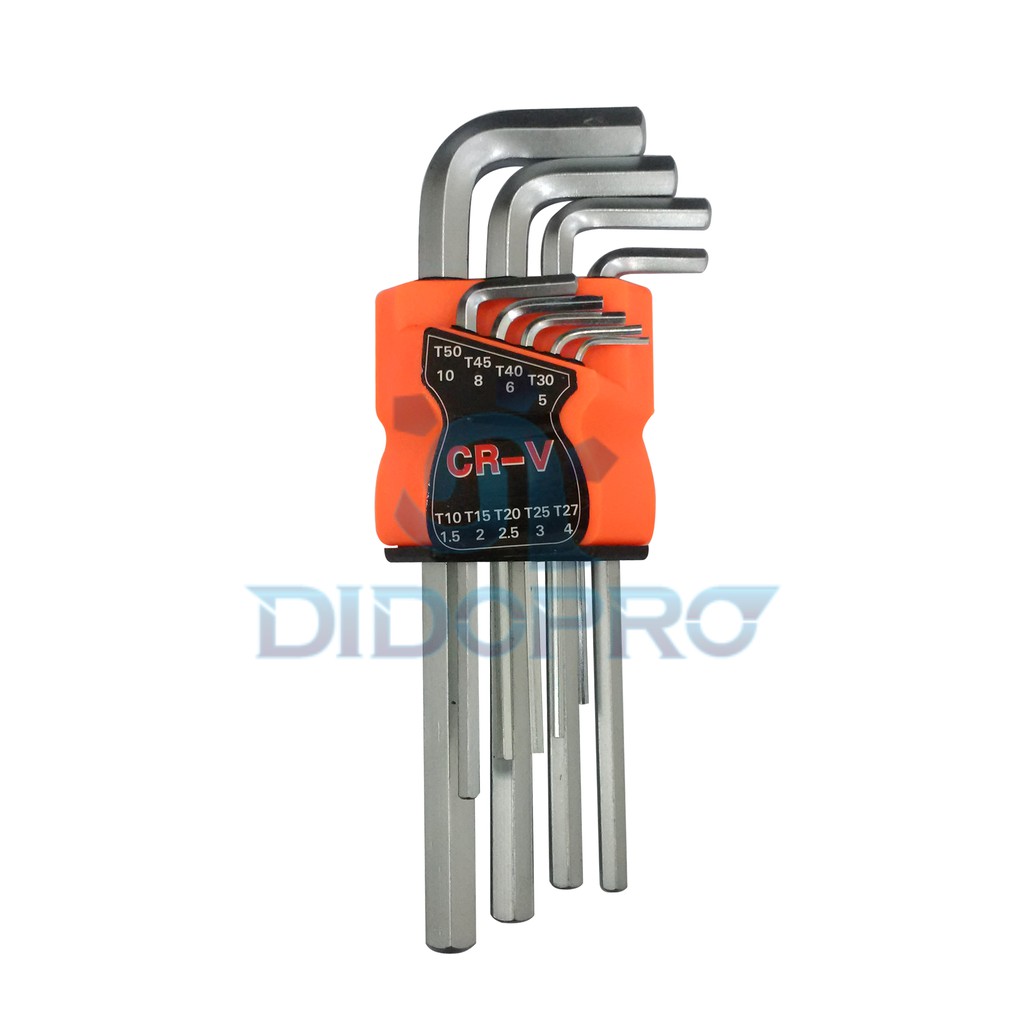 Kunci L Set 9pcs K55 (Hex Key Wrench Set)