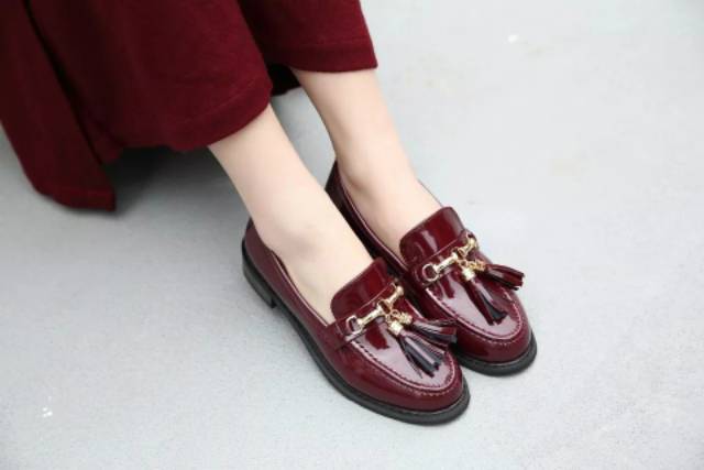 lonceng docmart/sepatu loafers wanita/Sepatu Docmart Wanita/terlaris/bestseller/(BISA COD)