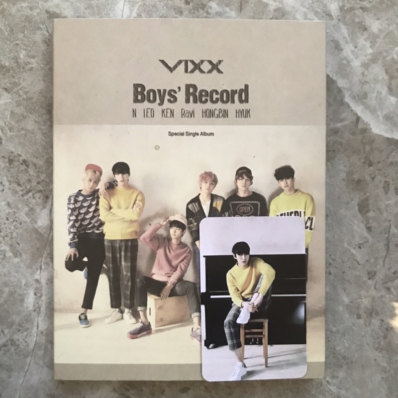 VIXX ALBUM - boys record & chained up leo ravi hyuk