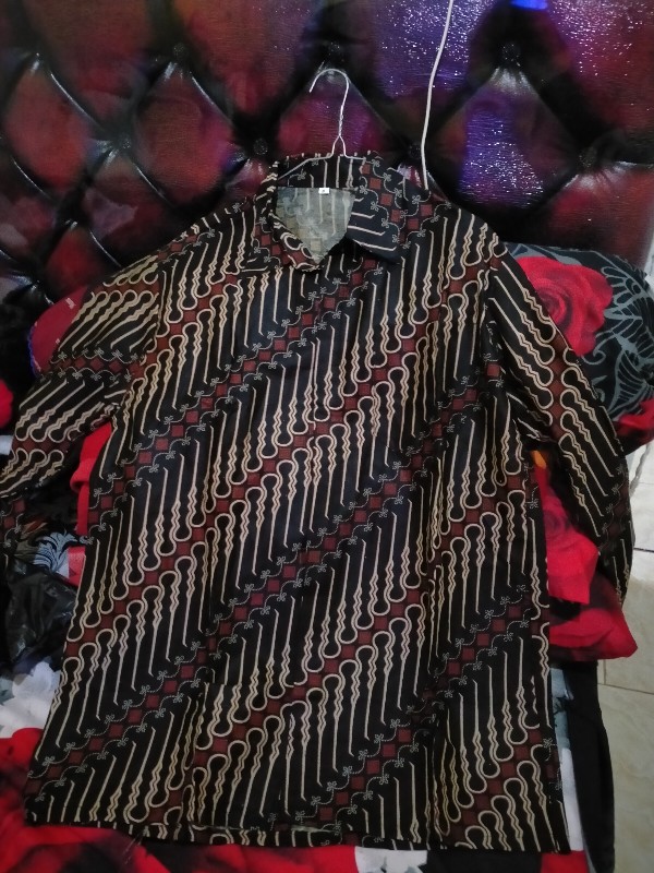Size M L Xl Xxl Xxxl Bswart Batik Hrb026 Kenongo Hem Pendek Padi Pekalongan M L Xl Batik Pria Murahl