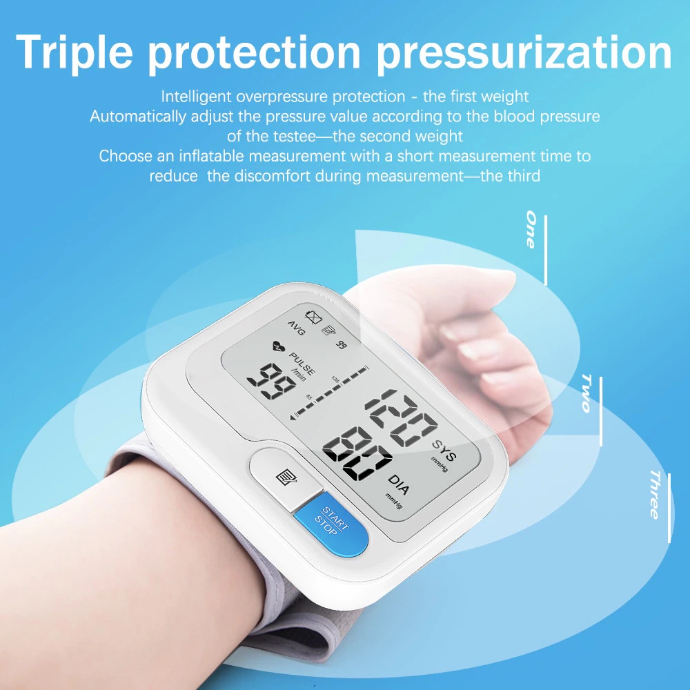 Tensimeter Digital Pergelangan Wrist-watch Blood Pressure