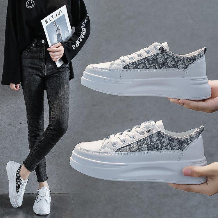 Free Box Sepatu Sneakers Wanita Import Sepatu Kanvas Wanita Kasual Polos Tali Premium Quality Sepatu Sneaker Putih Wanita Import Premium Quality Sepatu Olahraga NS2080