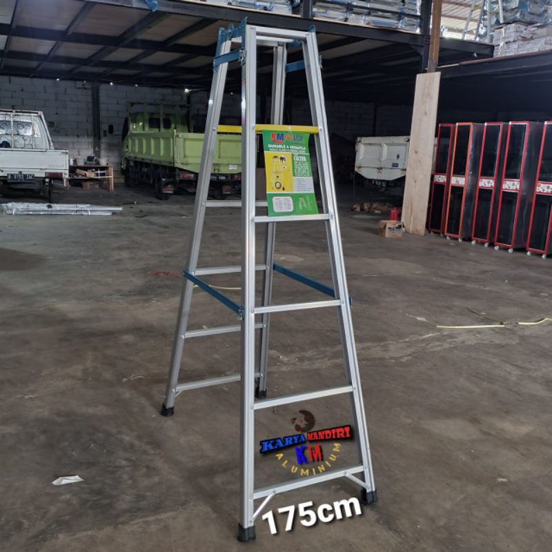 ⭐⭐⭐⭐⭐Tangga Lipat Aluminium Caltex - Ukuran 2,5 M / 2 M / 1,75 M / 1,5M / 1,25 M / 1 M