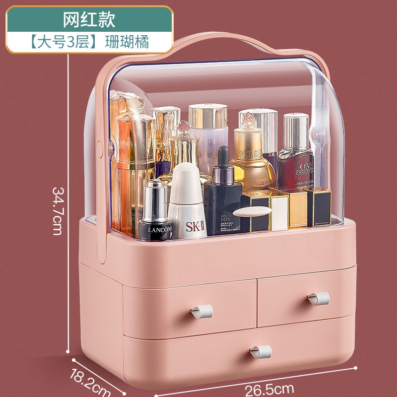 (4KG) SHENAR COSMETIC STORAGE BOX/RAK ORGANIZER/RAK SKINCARE/RAK PENYIMPANAN KOSMETIK/RAK KOSMETIK/TEMPAT PENYIMPANAN/BOX SKINCARE/BOX KOSMETIK