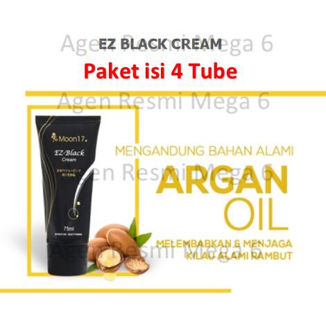 Moon 17 EZ BLACK Cream 4 Tube EZ-BLACK Cream Orginal