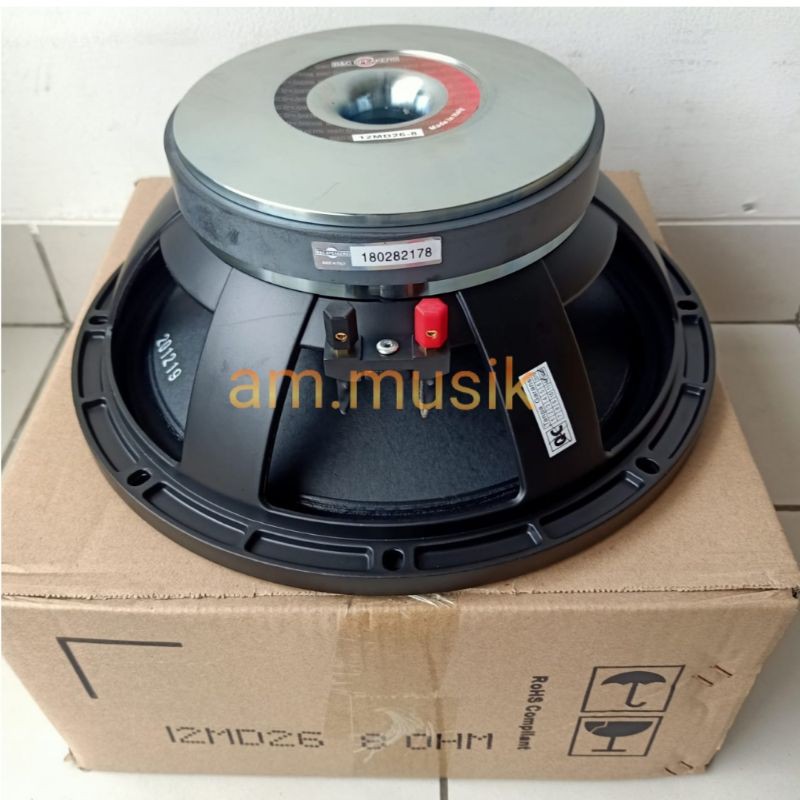 SPEAKER COMPONENT B&C 12MD26 SPEAKER 12 INCH 12 MD 26 VC 3 INCH