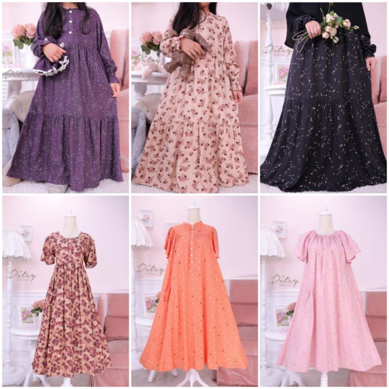 Ditsy Januari 2022 MUELAN AHMYA AUTUMN MAILEEN LITTLE LIEFDE LITTLE ALAAINA size 2 XL XXL JUMBO