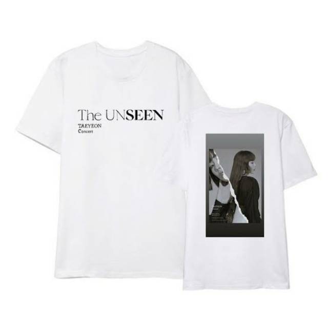 Kaos taeyeon the unseen concert t-shirt idol fashion