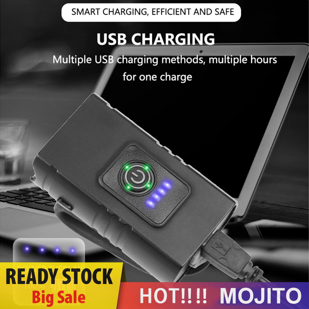 T6 Lampu Depan Sepeda Led 10w 800lm 6 Mode Usb Rechargeable