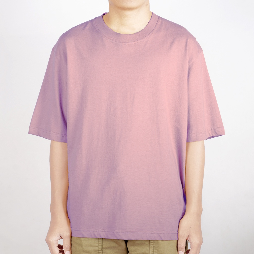 OVERSIZE TEES DUSTY LILAC