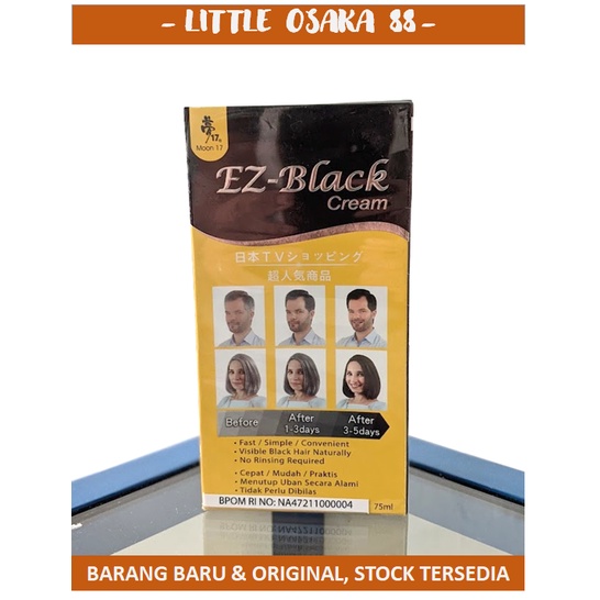 Semir Rambut Krim EZ Black Cream 75 ml