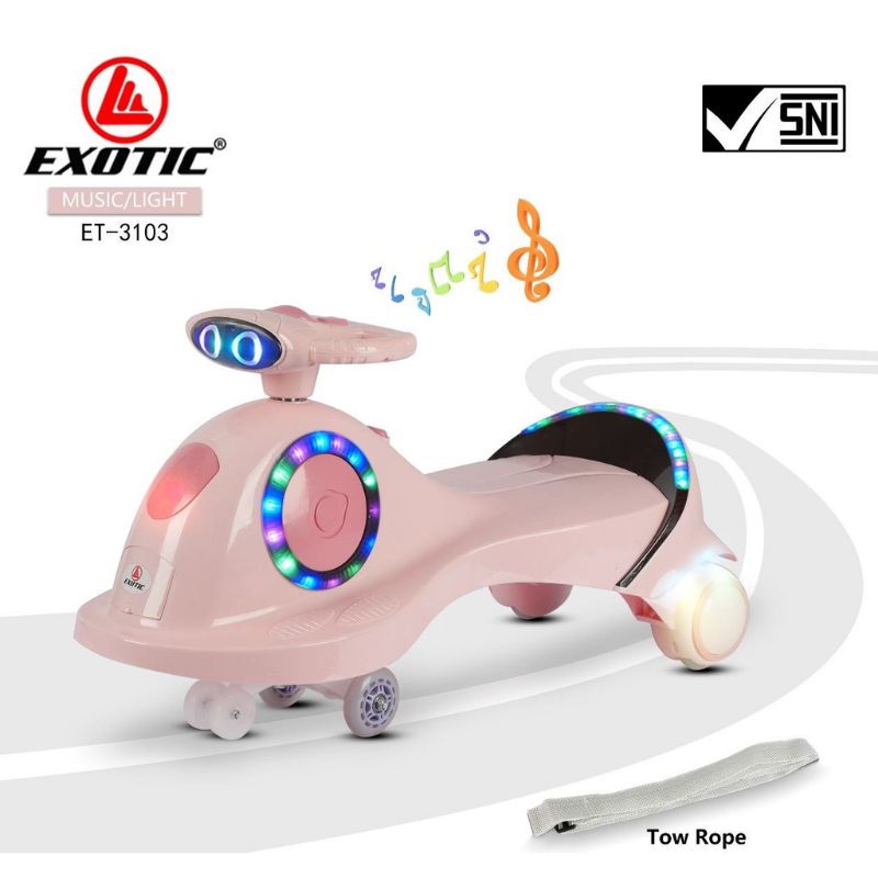 Exotic Magic Swing Car ET 3103 / Mainan Mobilan Anak Exotic ET 3103