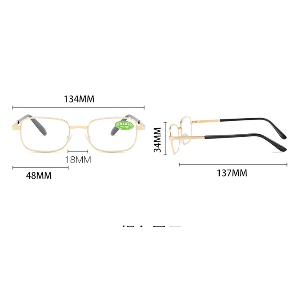 Kacamata Baca Lensa Plus Anti Radiasi +1.00 s/d + 4.00 Kacamata Pria Wanita Reading Glasses 307