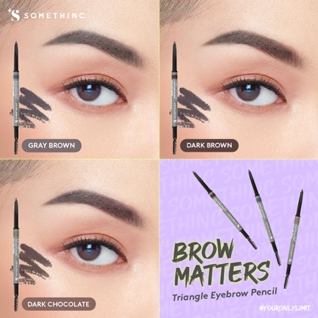 SOMETHINC Eyebrow Pencil | Brow Wiz Matters | Emblem Brow Gel