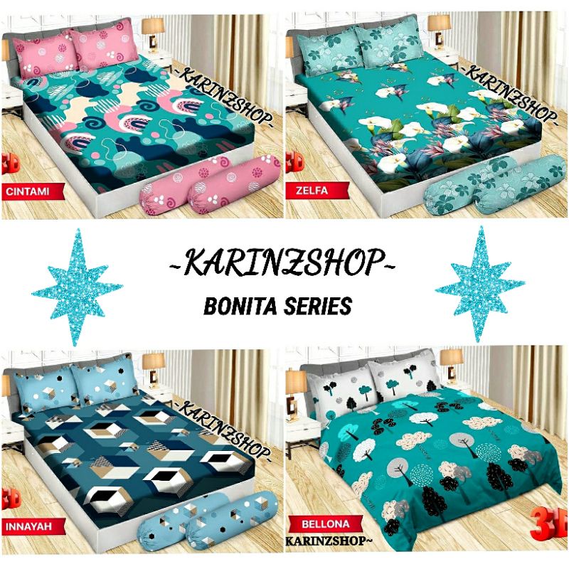 Sprei BONITA CINTAMI/BELLONA/INNAYAH/ZELFA (uk. King 180/Queen 160)