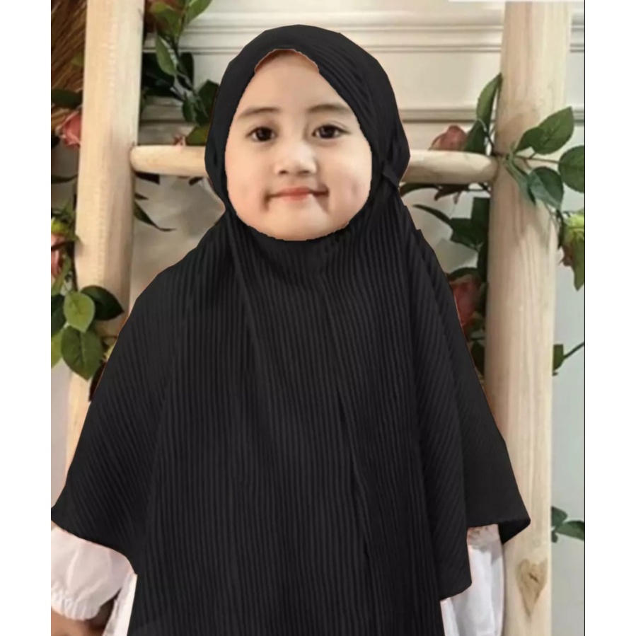 HIJAB BERGO PLISKET ANAK UMUR 1 SAMPAI 4 TAHUN