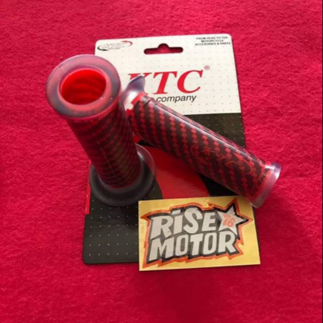 Handgrip KTC karbon merah