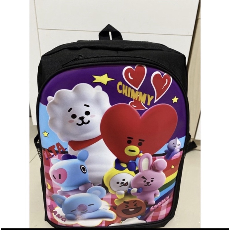 Liezela collection-Tas Ransel Anak sekolah perempuan/Tas Anak Tk SD, Tas karakter BT21/Tas  Ransel Terlaris 2022.