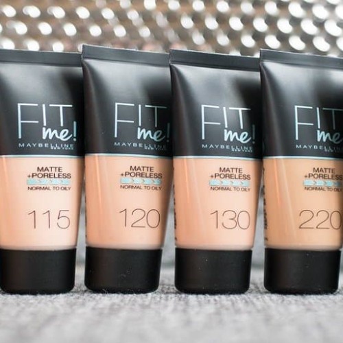 Foundation Tube Maybelline Fit Me Matte Poreless - Foundation Normal To Oily Skin