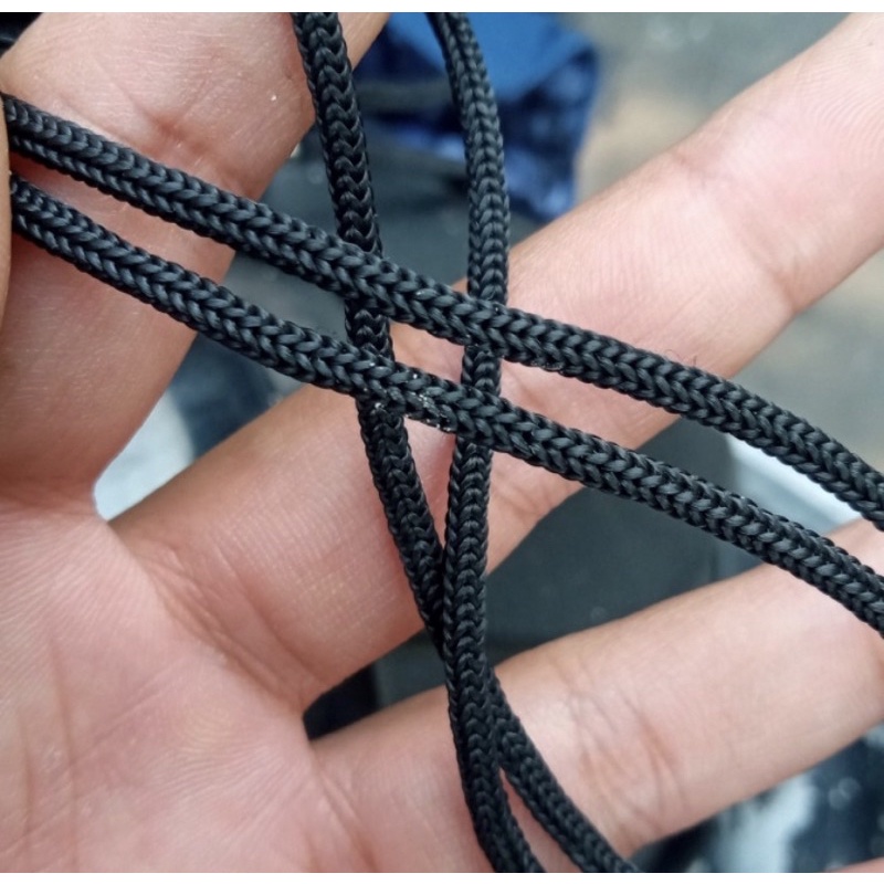 Strap Tali Pengait Konektor Masker Warna Hitam