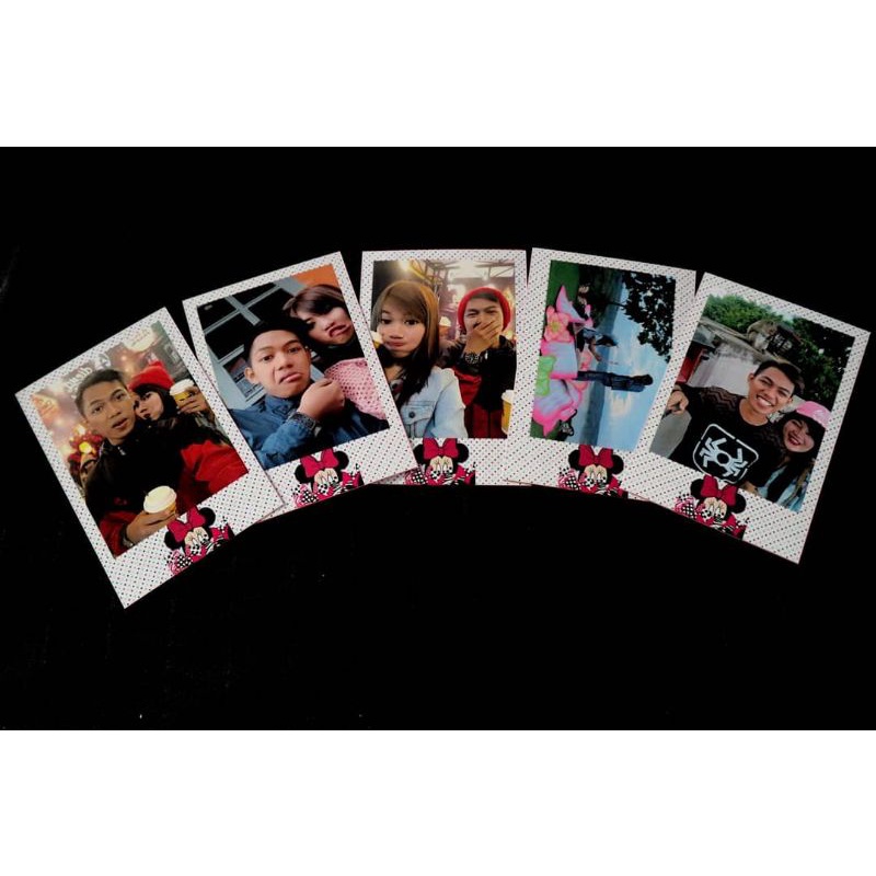 ( 18 FOTO) POLAROID CUSTOM BACKGROUND LAMINASI GLOSSY ANTI AIR