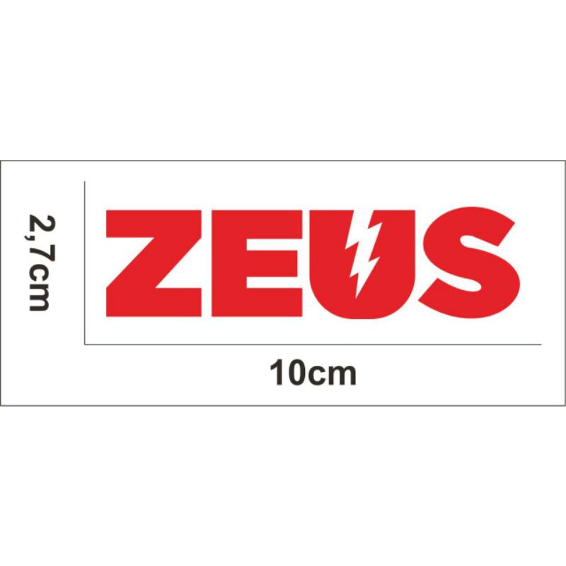 Sticker Zeus Slot Pragmatic Play Cutting Stiker