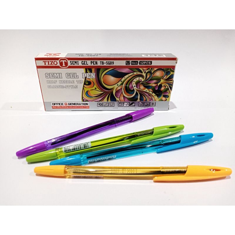 

tizo bolpoint semi gel 0,7 hitam