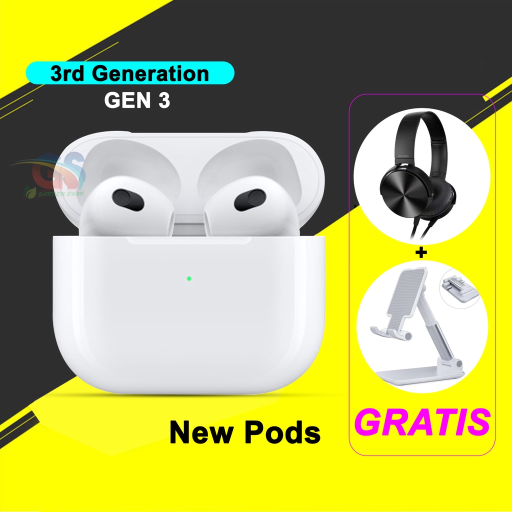 New Gen 3 HEADSET BLUETOOTH WIRELESS CHARGING CASE