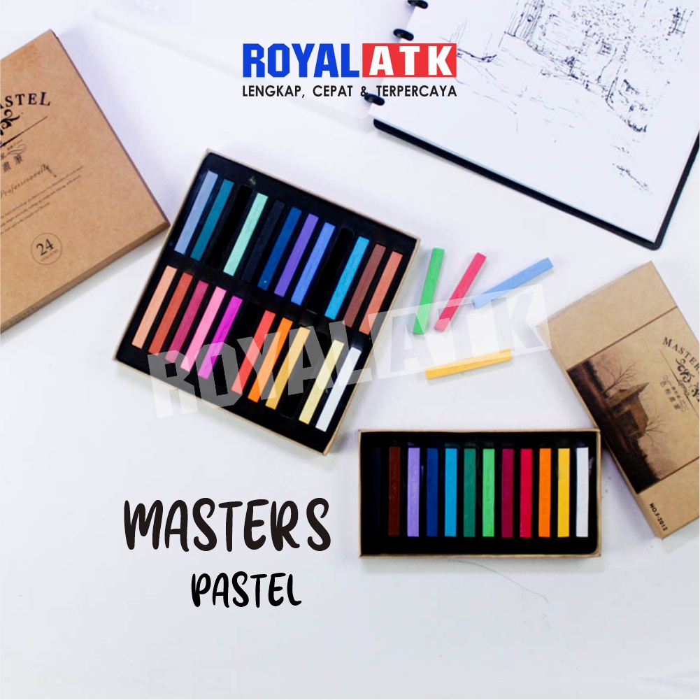 

Maries Master Soft Pastel Warna Marie's Pastel Mewarnai Set Isi 12 / 24 / 36 / 48
