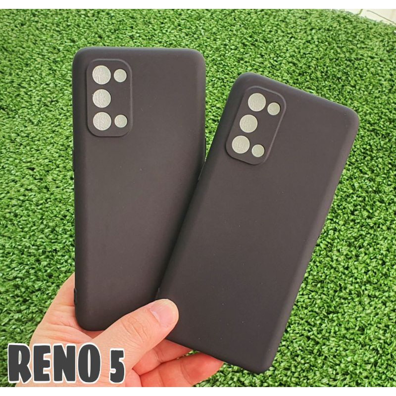 OPPO RENO 5 CASE MACARON PELINDUNG CAMERA CASING SOFTCASE SILIKON