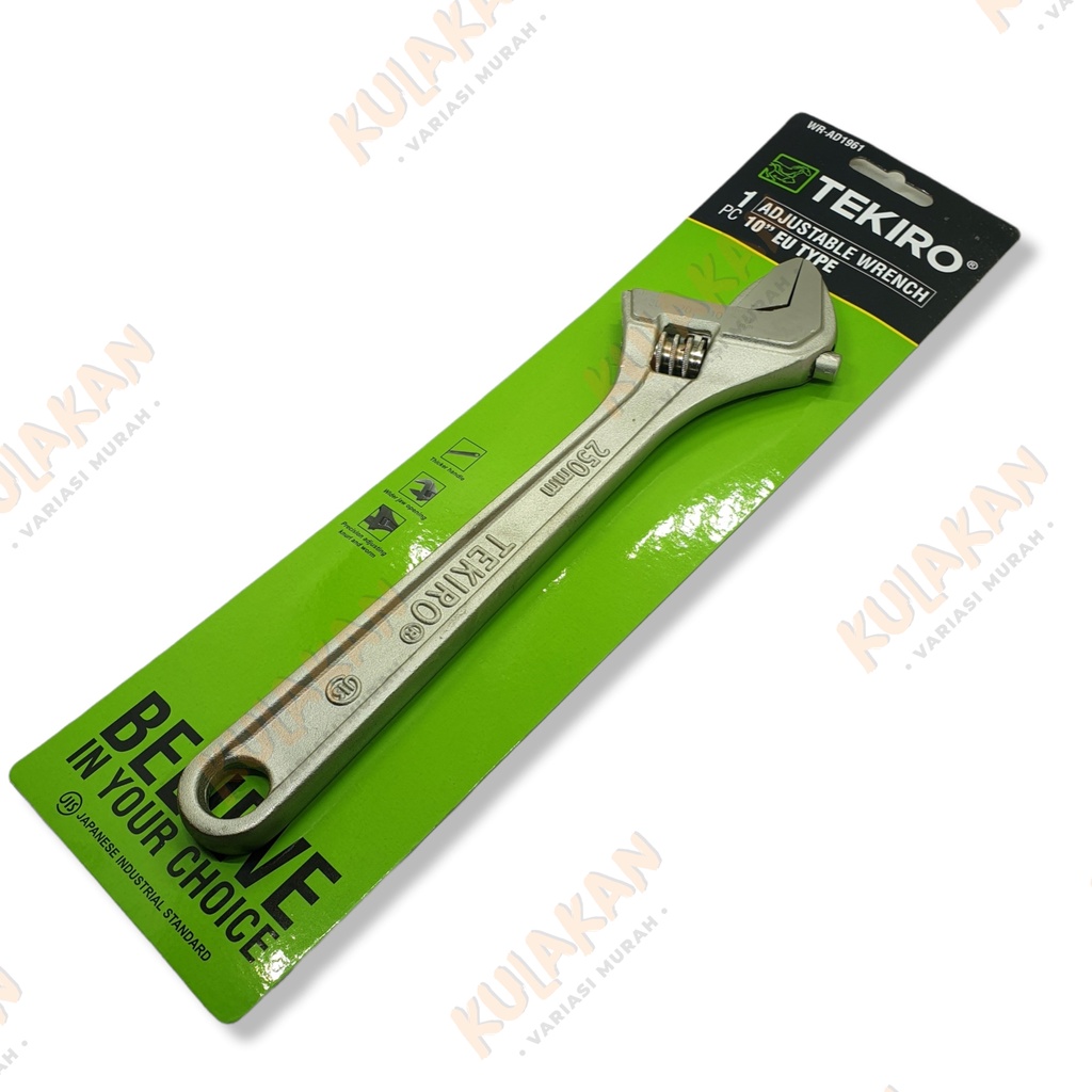 Tekiro Kunci Inggris 10 Inch 10” Adjustable Wrench Tekiro 10 Inch