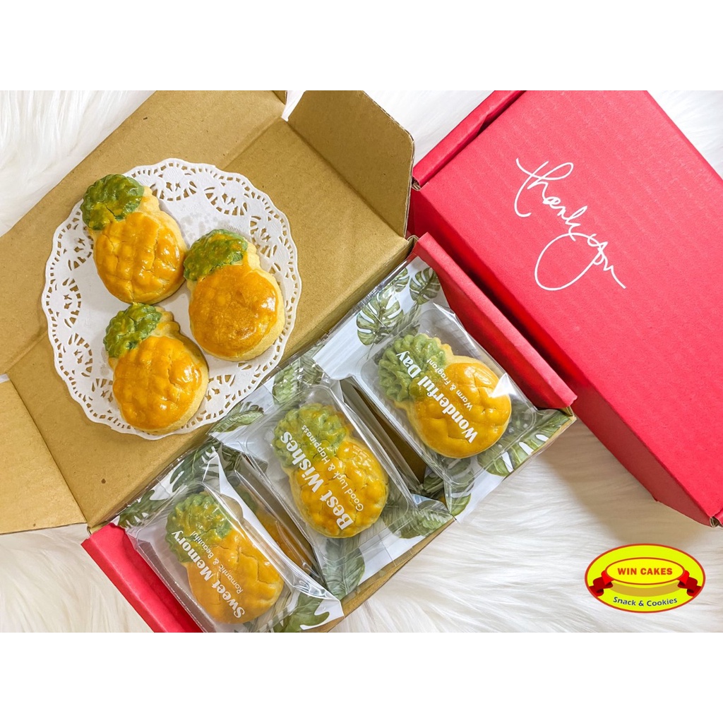 

Nastar Taiwan / Nastar Nanas Wisman Jumbo / Taiwanese Pineapple Cake / Pineapple Tart (isi 6)