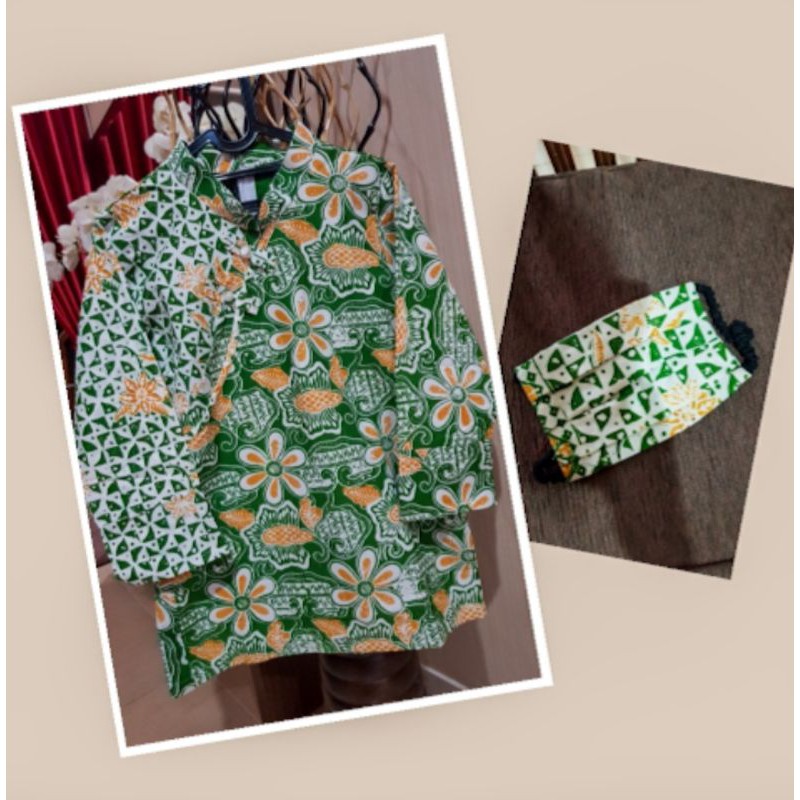 BATIK WANITA / BATIK WANITA MODERN / ATASAN BATIK WANITA / BLOUSE BATIK WANITA / ANDARA LD 88 SD 120