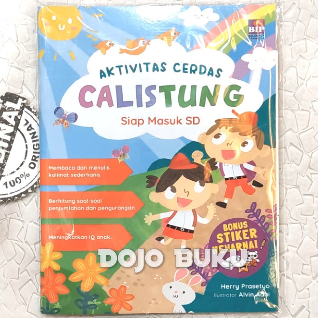 Buku Aktivitas Cerdas Calistung - Siap Masuk SD (Bonus Stiker Mewarnai)