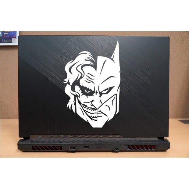 

stiker laptop batman joker custom cutting stiker murah