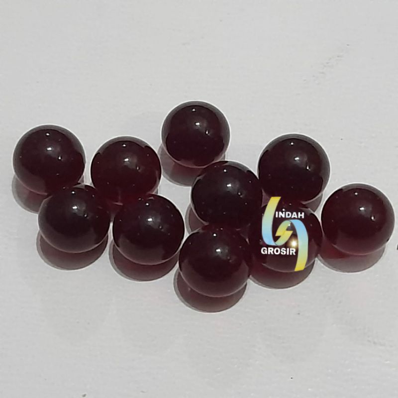 Paket Grosir 10pcs Batu Md merah 5mm