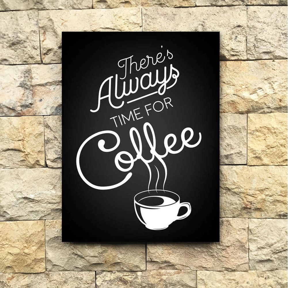 Poster Kopi Dekorasi Cafe Warung Restaurant Walldecor Wallpaper Hiasan