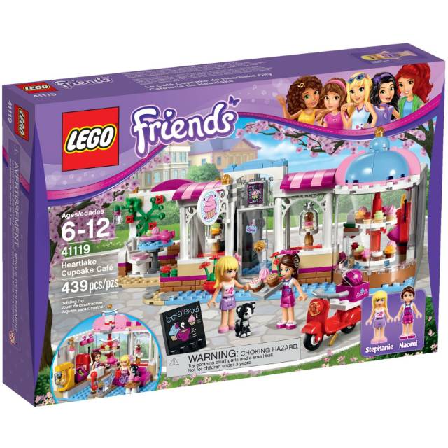 Jual Lego Friends, Heartlake Cupcake Cafe (41119) Indonesia|Shopee Indonesia