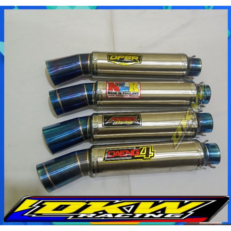 Slincere Knalpot Racing Nlk& OPBR & KingDrag & Daeng4