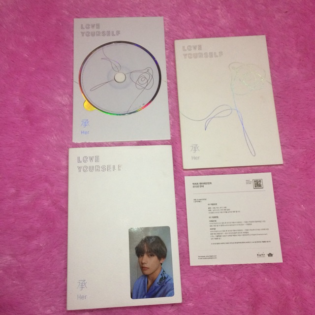 [WTS] BTS - LOVE YOURSELF HER ALBUM [L] TAEHYUNG PHOTOCARD