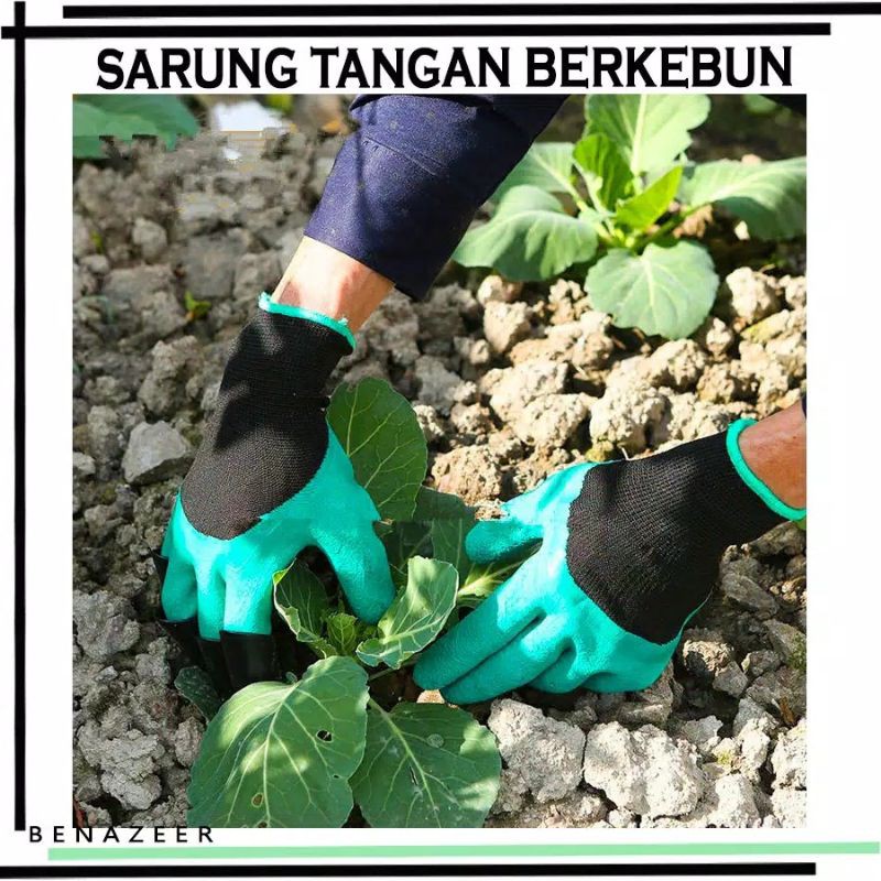 Sarung tangan kebun magic genies glove alat sarung tangan berkebun