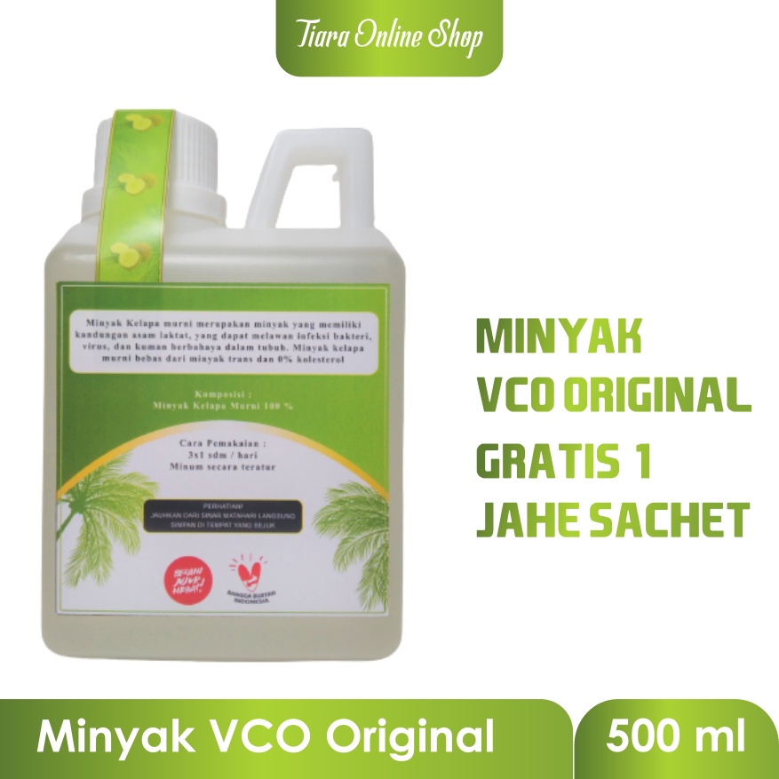 Minyak vco extra virgin coconut oil minyak kelapa murni Minyak Kelapa Tua Original Gratis 1 Jahe sachet