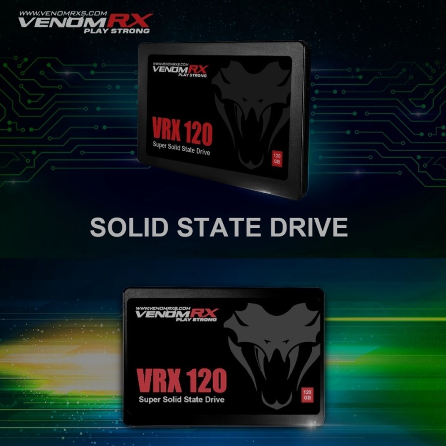 SSD VENOMRX VRX 120GB 2.5&quot; SATA III / SSD VENOMRX 120GB SATA3 / SSD